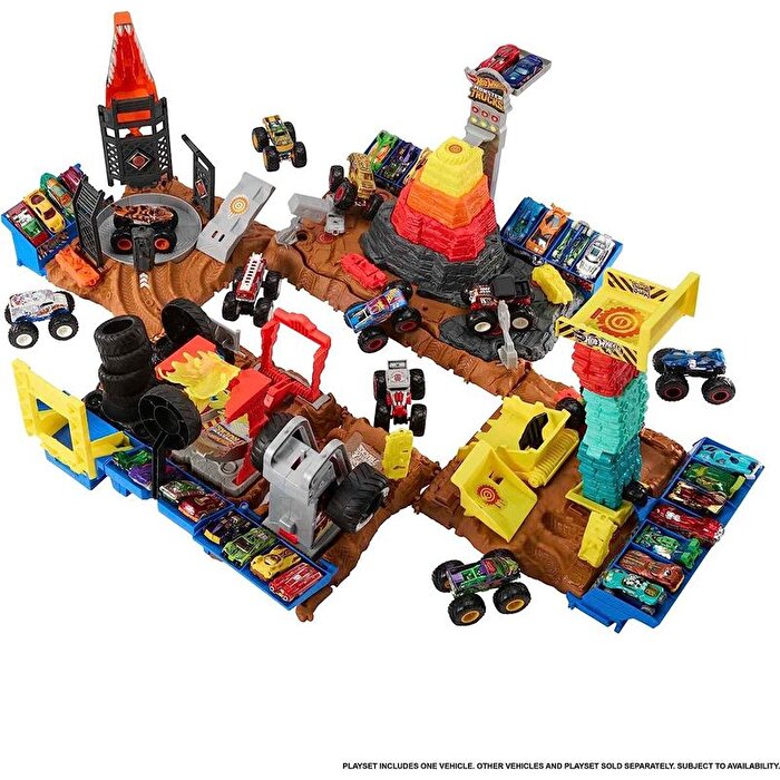 Hot Wheels Monster Trucks Arenada M Cadeleye Ba Lang Setleri Hnb Arma An Oyuncak