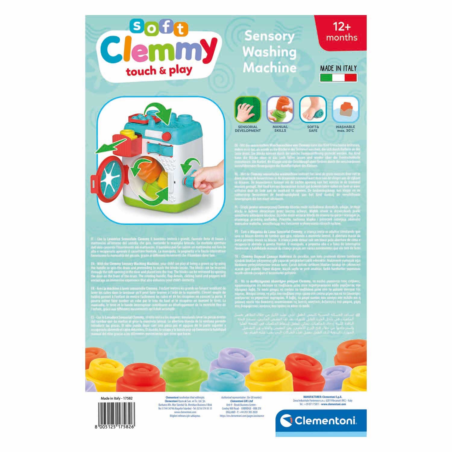 Clementoni Soft Clemmy Çamaşır Makinesi
