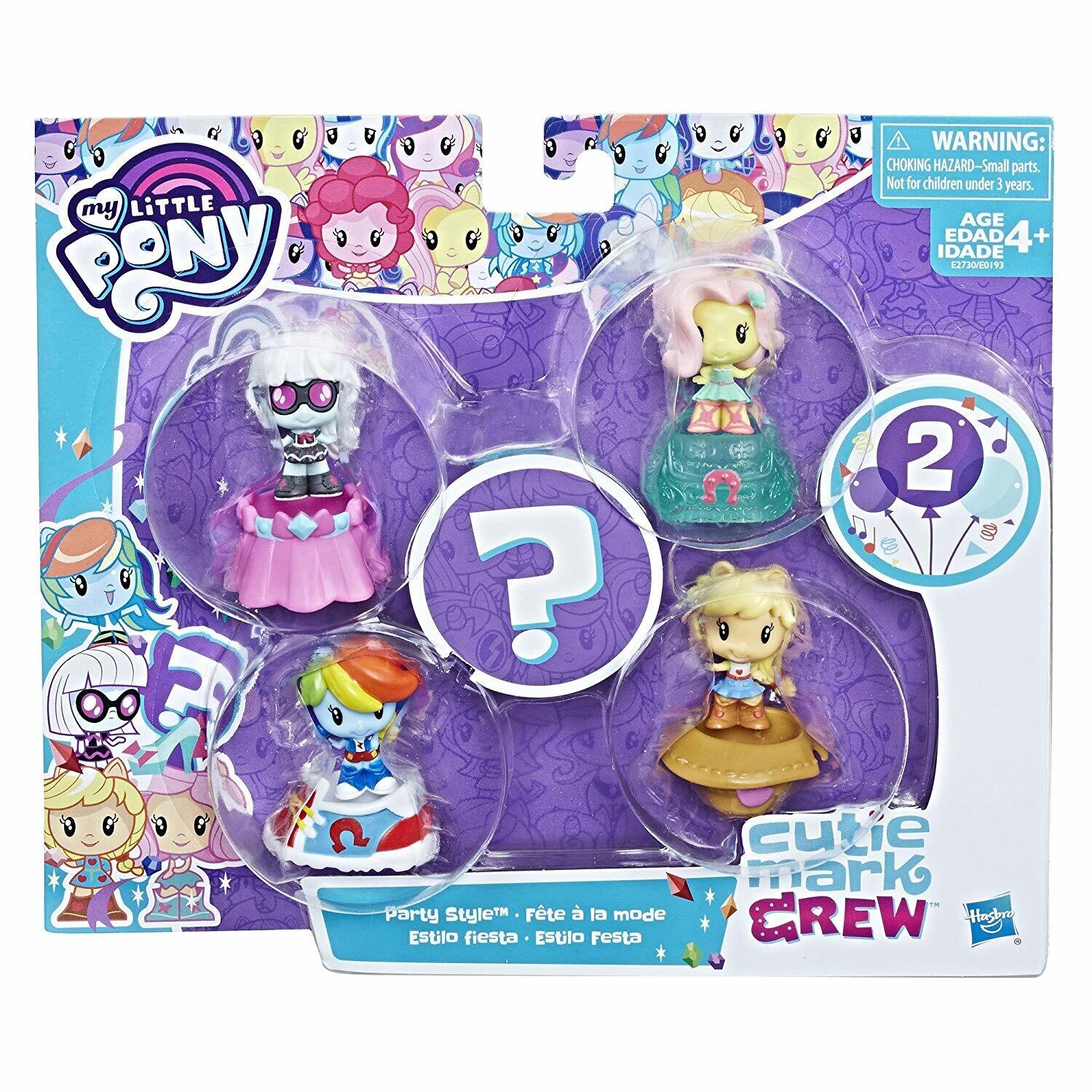 My Little Pony Cutie Mark Crew Koleksiyon Seti Party Style (E2730)