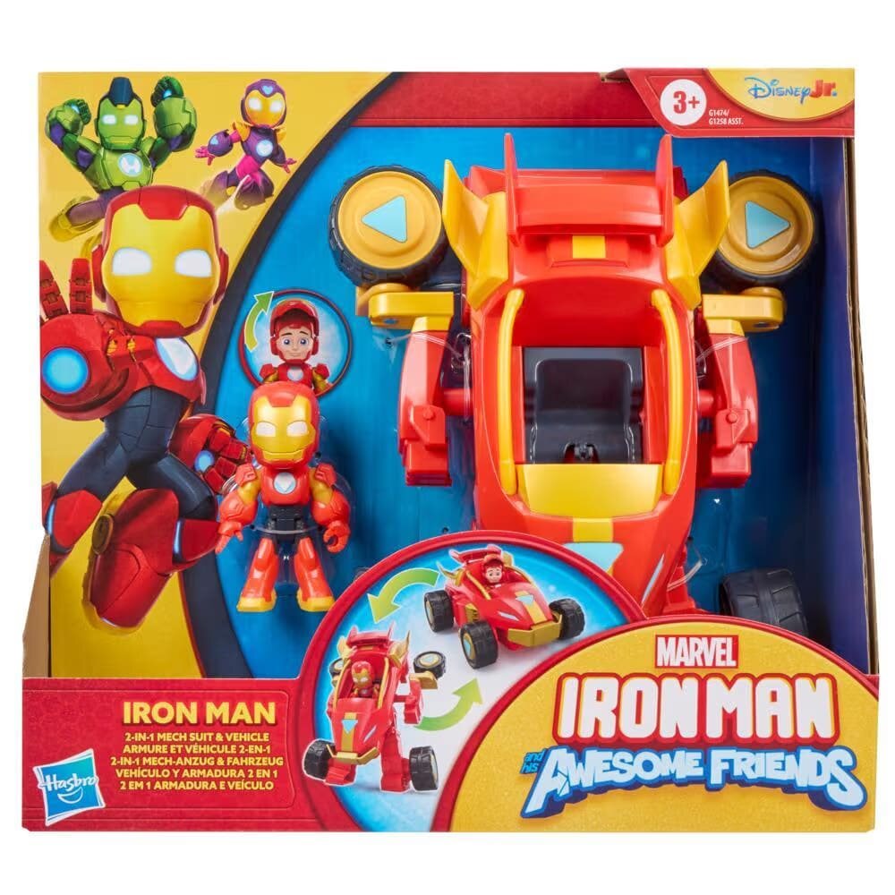 Marvel Iron Man ve Muhteşem Arkadaşları 2'si 1 Arada Araç Seti G1474