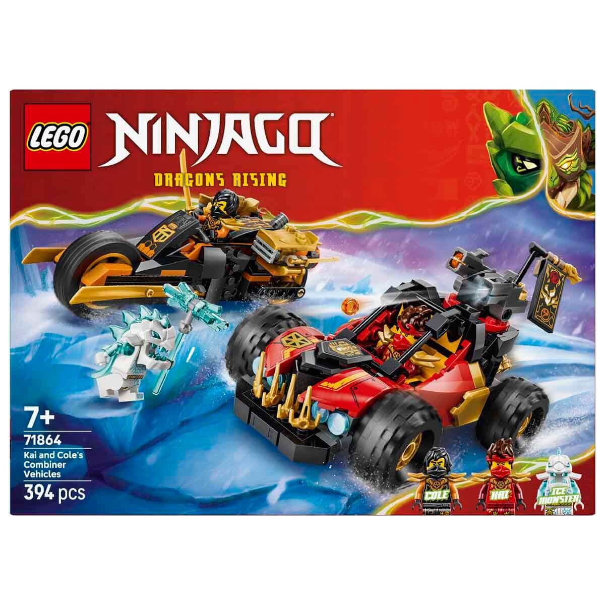 LEGO Ninjago Kai ve Cole'un Birleşen Araçları 71864