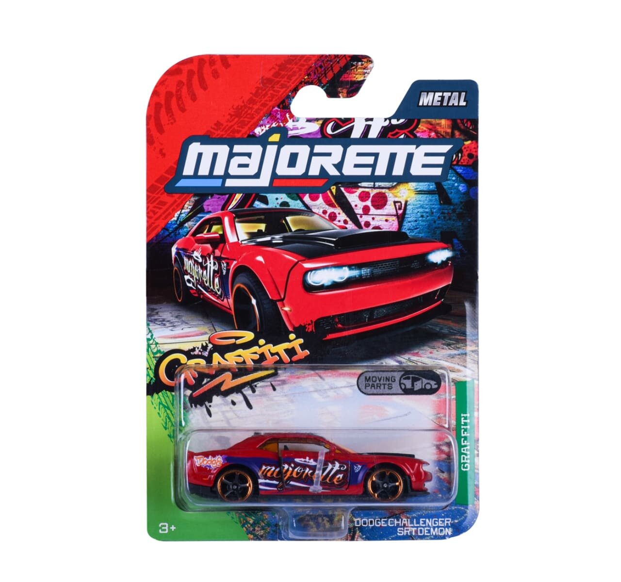 Majorette Graffiti Limited Edition Araç Dodge Challenger SRT Demon