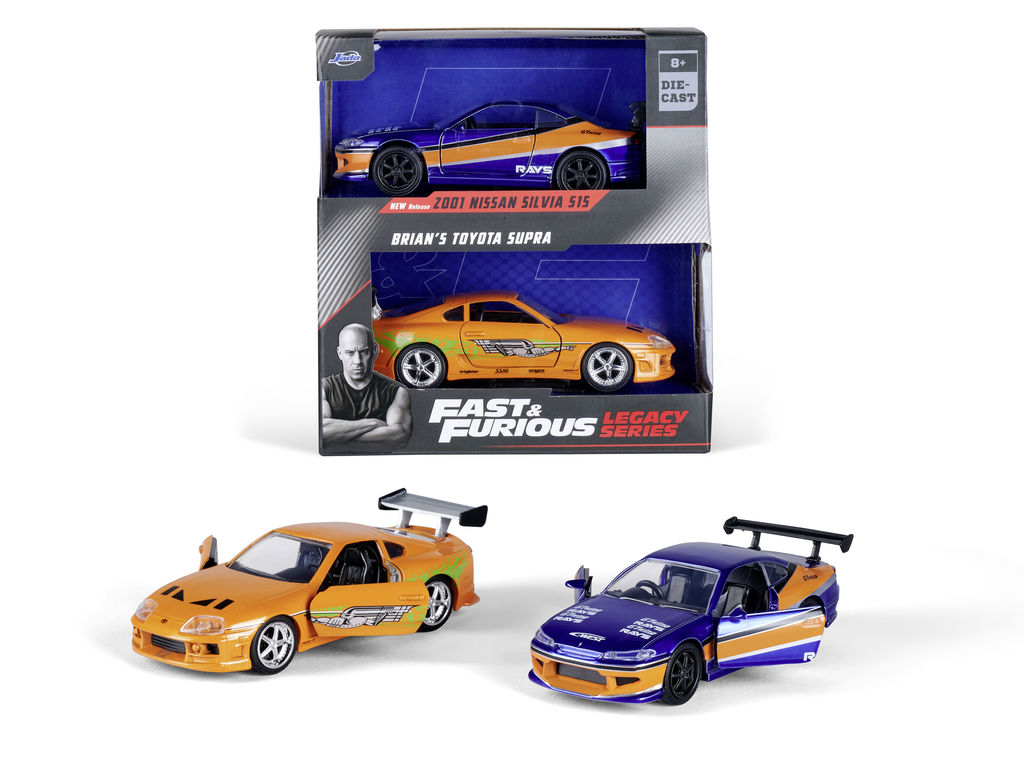 Jada 1:32 Ölçekli Araba Fast & Furious Legacy Series 2'li Paket
