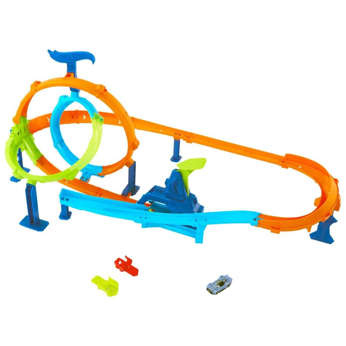 Hot Wheels Stunt Tracks Dolambaçlı Akrobatik Hız Pisti JHK73