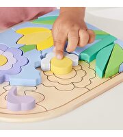 Fisher Price Ahşap Çiçek Yapboz Blokları HXT97