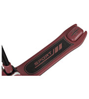 Prego Rapid Işıklı Müzikli ve Katlanabilir Scooter Bordo