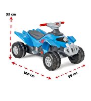 Galaxy Pedallı Atv Mavi