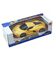 Şarjlı Işıklı Süper Sarı Spor Araba 217-A
