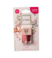 Lukky Su Bazlı 2'si 1 arada Soyulabilir Pembe Oje