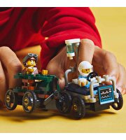 LEGO City Uçak Hastane Yatağına Karşı Yarış Arabası Paketi 60459