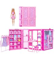 Barbie'nin Rüya Gardırobu ve Bebek Oyun Seti HXD58