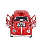 Işıklı Metal Çek Bırak Motorlu Tosbağa Kırmızı