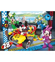 Clementoni 104 Parça Disney Junior Mickey and the Roadster Racers Supercolor Puzzle