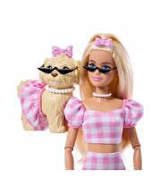 Barbie Uyumlu Dostlar Sarı Saçlı Bebek ve Köpekçiği JFP36