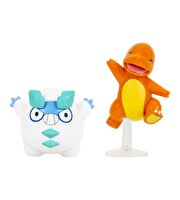 Pokemon Battle Fi̇gürler Galarian Darumaka ve Charmander