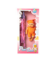 Baston Pusetli Bebek Turuncu Tulumlu