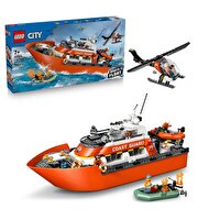 LEGO City Sahil Güvenlik Kurtarma Botu ve Helikopteri 60504