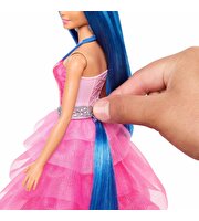 Barbie Mavi Saçlı Prenses Bebek HRR16