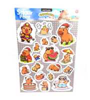 Capybara Sticker 17 x 25 Cm