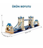 Cubic Fun Puzzle National Geographic Tower Köprüsü 3D Puzzle