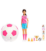 Barbie Team Barbie Roll & Reveal  Futbolcu Bebek ve Aksesuarları JMK20