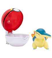 Pokemon CIip N Go Figür S2 Cyndaquil ve Level Ball