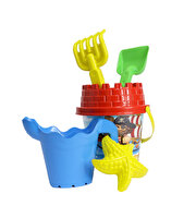 2015 Mas Resimli Çantalı Yuvarlak Kova Mavi