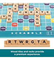 Scrabble İngilizce Ahşap 2'si 1 Arada Harfli Kelime Oyunu JGR61