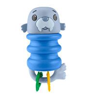 Fisher Price Deniz Dostları 2'si 1 Arada Silikon Çıngırak Walrus JHB56