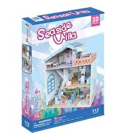 Cubic Fun 3D Puzzle 112 Parça Seaside Villa