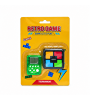 Retro Game Tournament El Konsolu ve Hafıza Oyunu Seti