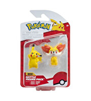 Pokemon Battle 2'li Figür Seti Pikachu ve Fennekin