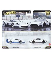 Hot Wheels 2'li̇ Premi̇um Araba Seti Maserati Mc12 Ve Maserati Mc20 JHW55