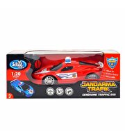1:20 Ölçekli Kumandalı 4 Fonksiyonlu Jandarma Trafik Aracı Kırmızı