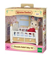 Sylvanian Families Çikolata Kulaklı Tavşan Bebek ve Yatağı