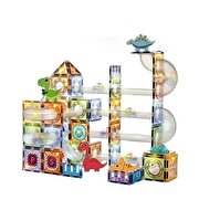 Magnetic Tiles 3D Mıktnatıslı Light Manyetik Yapı Blokları 108 Parça
