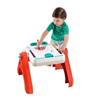 Fisher Price 4'ü 1 Arada iSesli ve Işıklı Eğlen ve Öğren Aktivite ve Çizim Masası JLM96