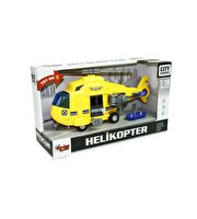 1:16 Ölçekli Sesli Işıklı Helikopter Sarı-Siyah