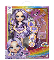 Rainbow High Parlak Slime ve Evcil Hayvan Serisi Bebeği Violet