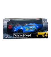 Full Fonksiyon Pilli 1:22 Ölçek Uzaktan Kumandalı Mavi Yarış Arabası