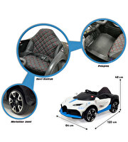 Style Gt 12 Volt Akülü Araba Beyaz