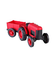 Let's Be Child Römorklu Traktör Kırmızı