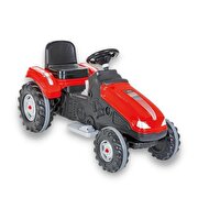 Mega Traktör 12V Akülü Kırmızı