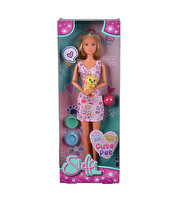 Steffi̇ Bebek ve  Sevi̇mli̇ Evci̇l Hayvan Pembe Elbi̇seli̇