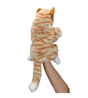 Hansa Creations Ginger Cat El Kuklası Peluş 30 Cm