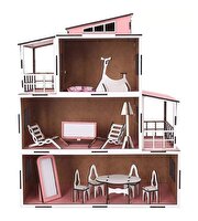 Ahşap Bebek Evi 2 15 Parça