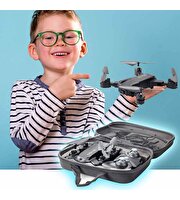 Foldable Drone Işıklı USB Şarjlı Kameralı Uzaktan Kumandalı Drone