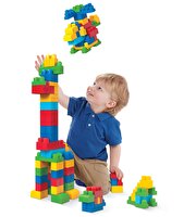Mega Bloks First Builders 80'li Blok Torbaları Mavi DCH63
