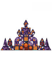 Halloween Temalı Mıknatıslı Manyetik Yapı Blokları 68 Parça