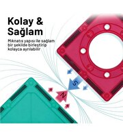 Magnetic Tiles Mıknatıslı Manyetik Yapı Blokları 71 Parça